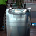 Stainless steel planters at King Shaka Airport
