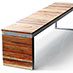Flat timber bench - B006B