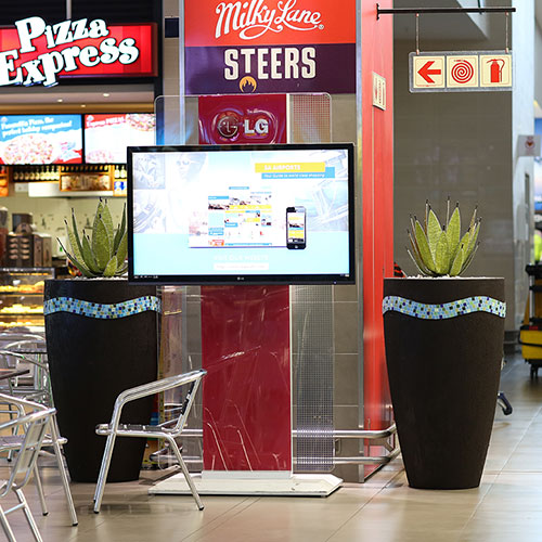 Planters at King Shaka Airport