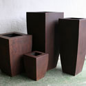 Steel planters