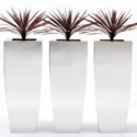 Stainless steel planters