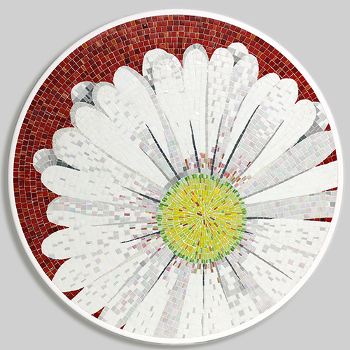 Mosaic decorated table top