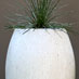 Fibreglass round planter F1200