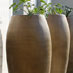 Fibreglass round planter F1500