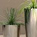 Obbligato Stainless steel round planters