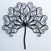 Stainless steel decorative wall tree