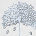 Stainless steel decorative wall tree