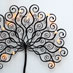 Stainless steel decorative wall tree