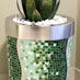 Mosaic planters at Howard Centre mall 