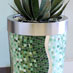 Mosaic planters at Howard Centre mall