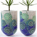 Obbligato Bubble X mosaic planters