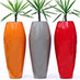Fibreglass round planters F1100