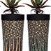 Round Obbligato mosaic plant pots
