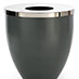 Obbligato F800_W fibreglass trash bin