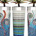 Round Obbligato mosaic planters