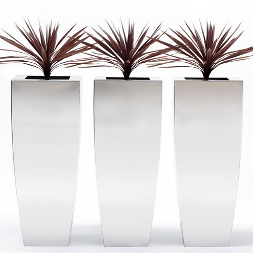 Stainless steel A Range planters